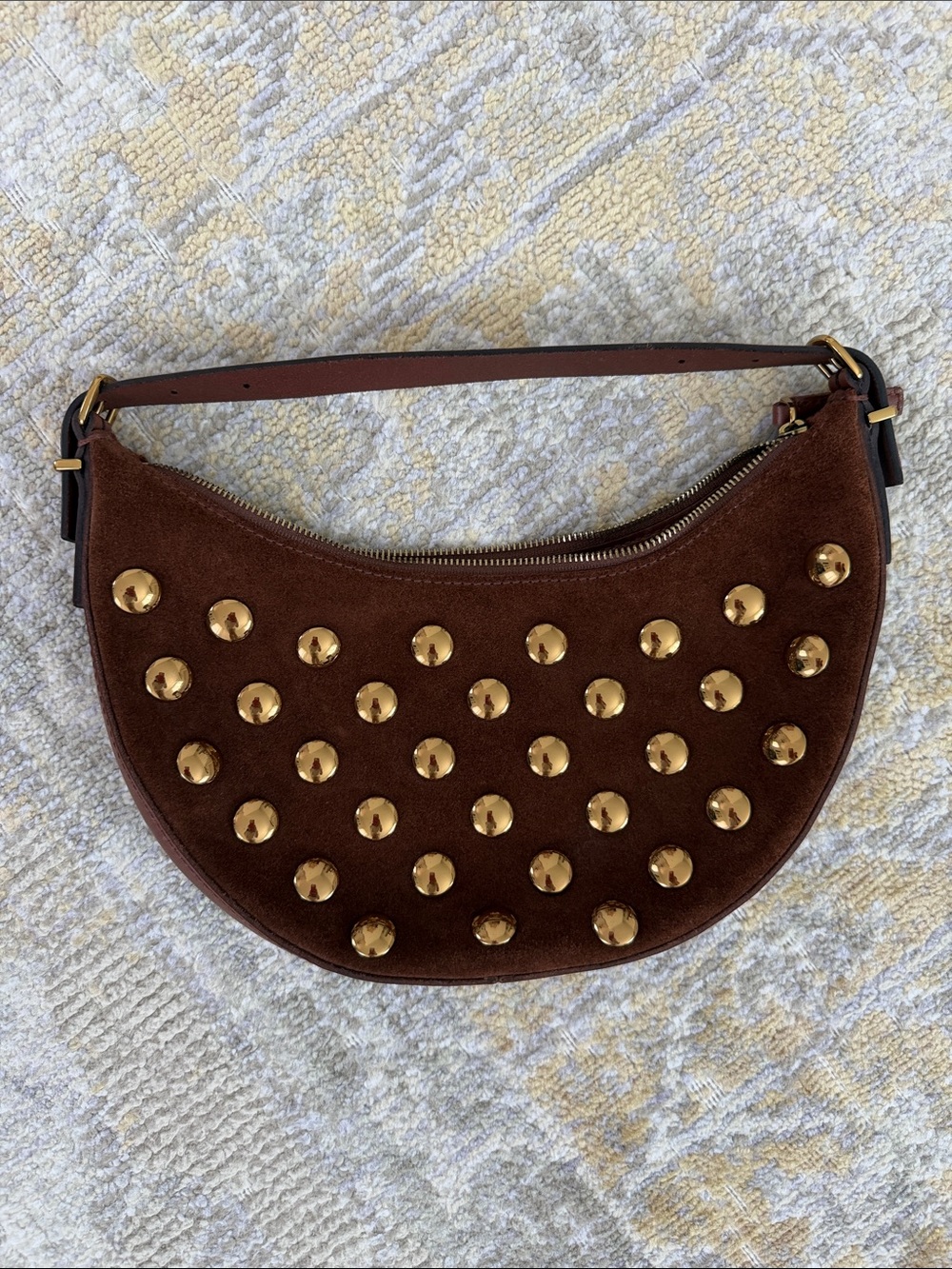 Madewell suede mini purse